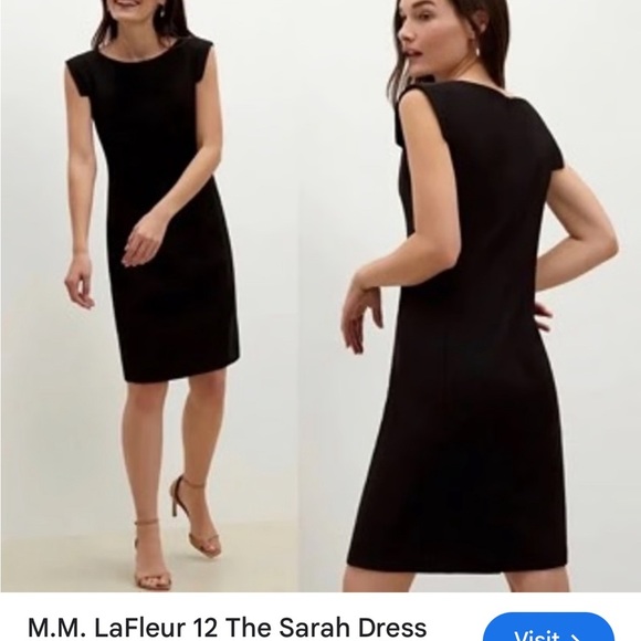 M.M. Lafleur black dress,2X, PTP 22.5”,fairygoth,cap sleeve,the Sarah dress,EC - Picture 1 of 12